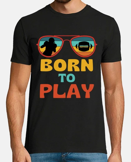 Tee-shirt né pour jouer au football rétro américa