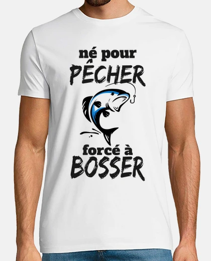 Tee-shirt né pour pêcher
