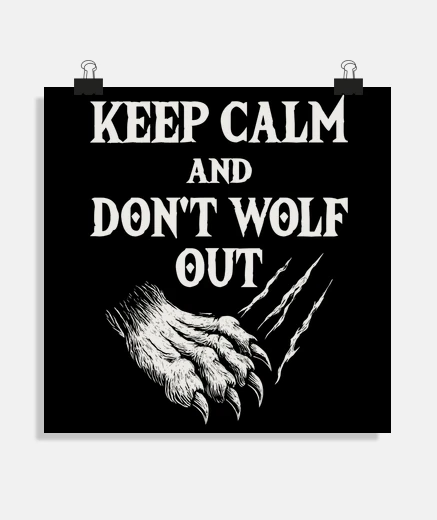 Poster ne te transforme pas en loup