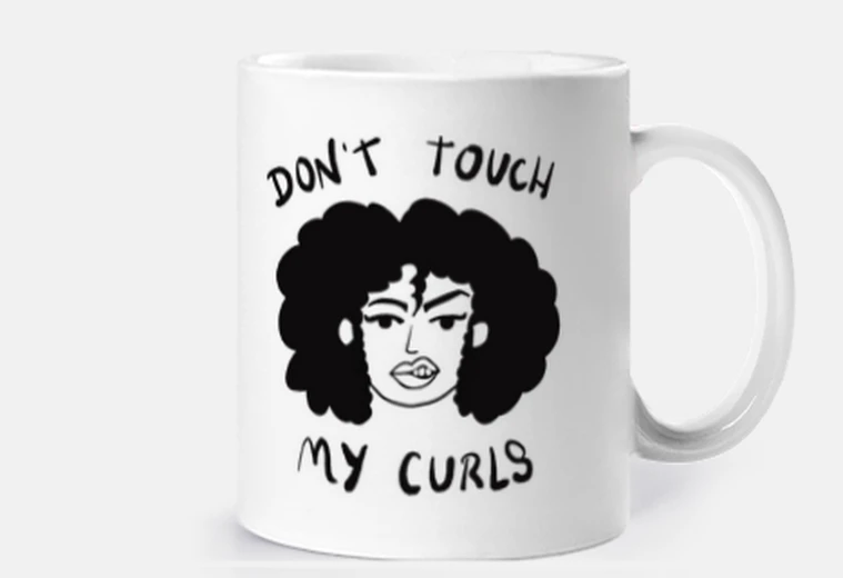 Mug ne touche pas mes boucles