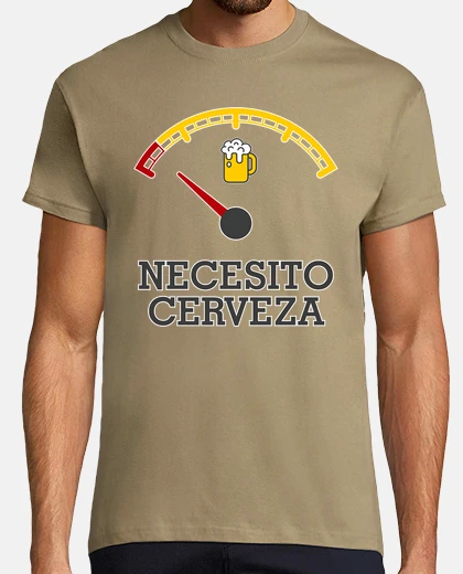 Camiseta Necesito cerveza
