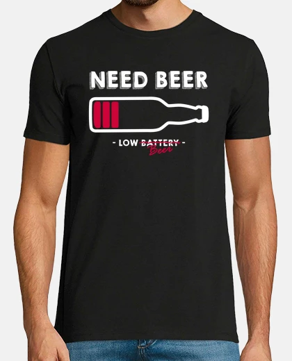 Camiseta necesito cerveza