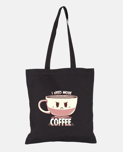 Bolsa necesito más café - bolso de mano
