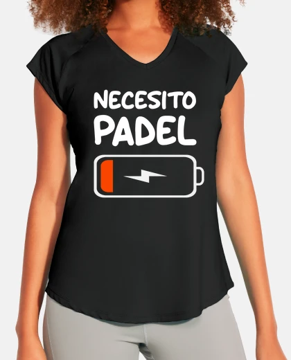 Camiseta necesito padel tenis batería baja
