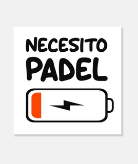 necesito padel tenis batería baja
