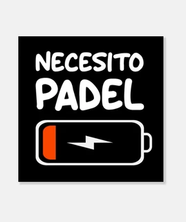 necesito padel tenis batería baja