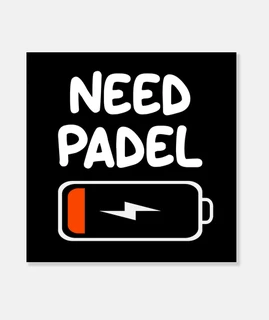 necesito padel tenis bateria baja