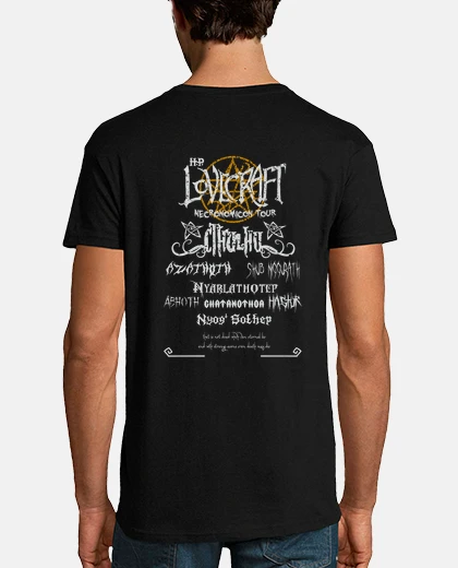 T-shirt necronomicon tour