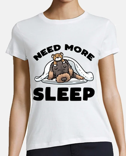 Playera need more sleep wire haired dachshund