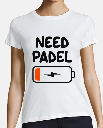 T-shirt Need Padel Tennis Batteria Scarica