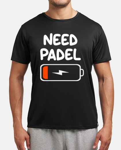 T-shirt need padel tennis low battery