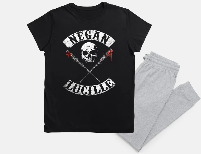 Pigiama Negan e Lucille - The Wal king Dead