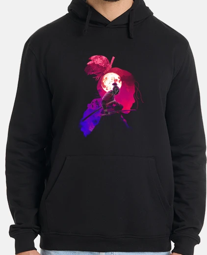 Sudadera negative blood moon samurai