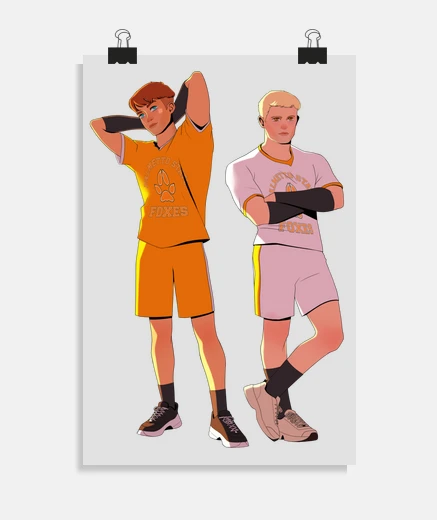 Poster neil josten e andrew minyard il tribuna