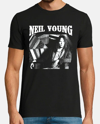 Camiseta Neil Young Black TS