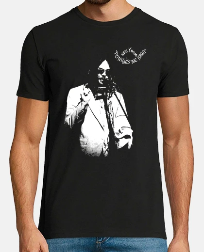 Camiseta Neil Young esta noche es la noche