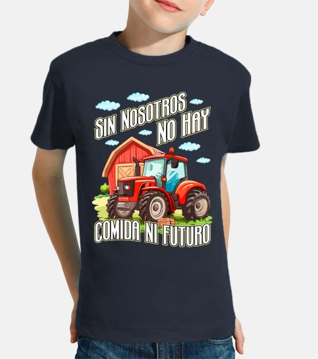 Kids neither food nor future tractor tractor driver farmer