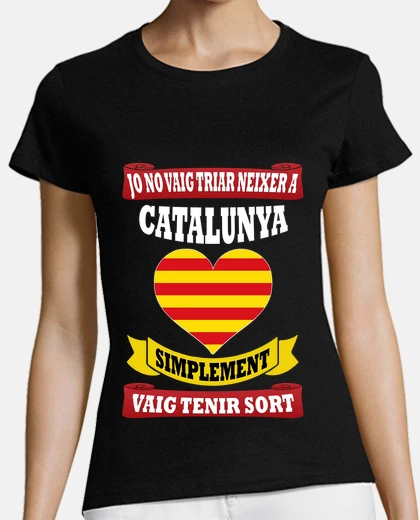 Playera Neixer Catalunya Sort