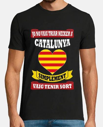 Camiseta Neixer Catalunya Sort