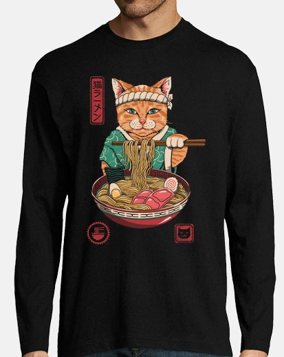 T-shirt neko ramen