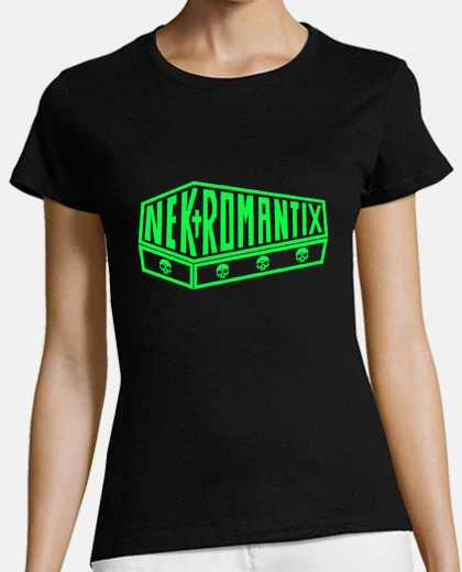 Camiseta Nekromantix Coffin Green - Chica