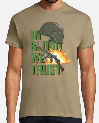T-shirt nel sangue rust