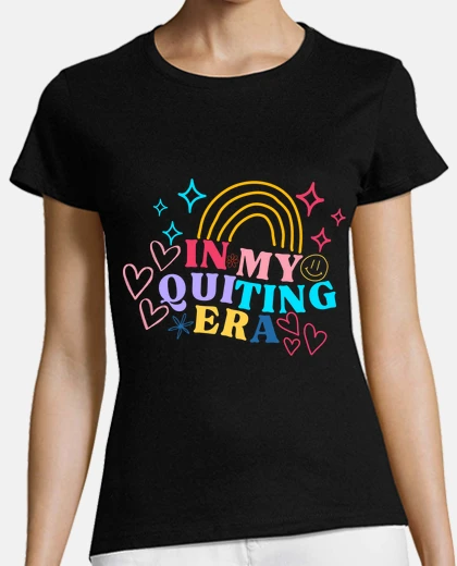 T-shirt nella mia era del quilting - quilter di