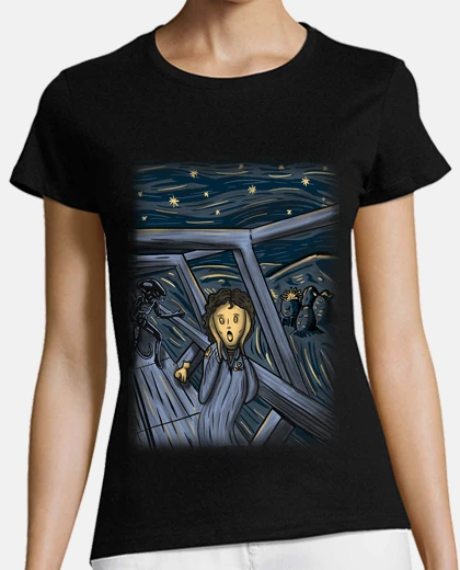 T-shirt nello spazio non one can sentire you urlare