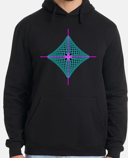 Felpa neon astratto  1