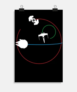 neon space battle
