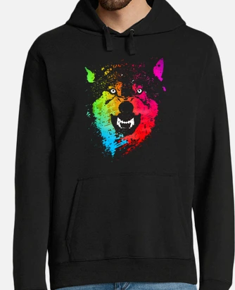 Neon wolf online hoodie