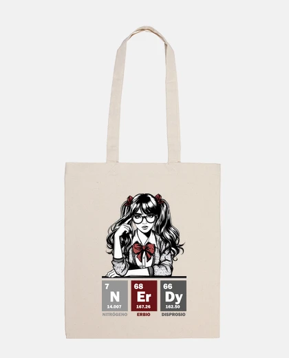 Sac nerd sac humour tableau périodique chimie
