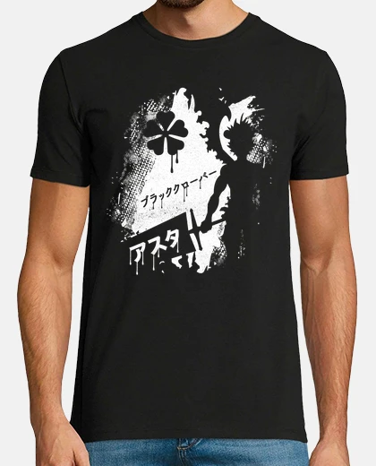 T-shirt nero c amoree r asta
