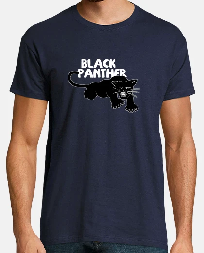 T-shirt nero panther