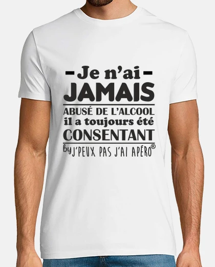 T-shirt nessun abuso di alcol