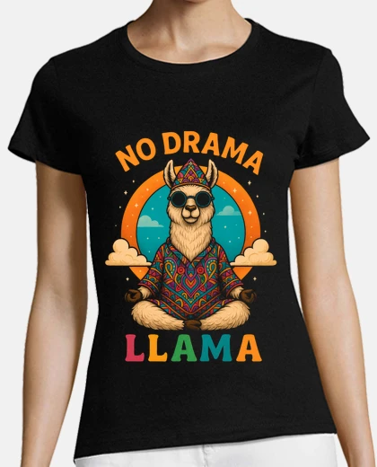 T-shirt nessun dramma chiamato meditazione yoga