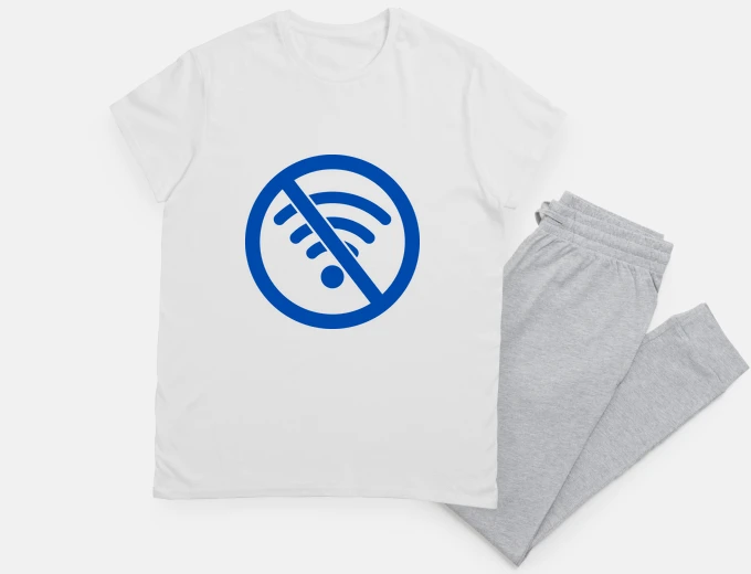Pigiama nessuna rete wifi i con e regalo