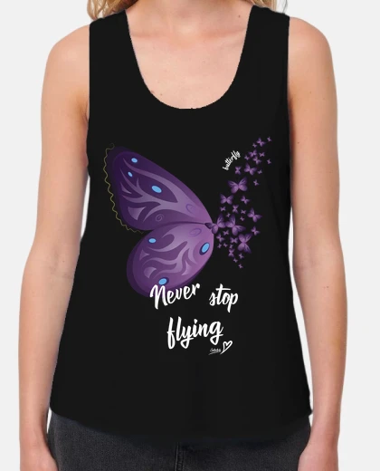 Camiseta Never Stop Flying