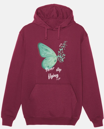 Sudadera Never Stop Flying Mint Green