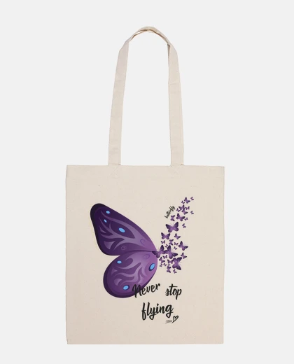 Bolsa Never Stop Flying white
