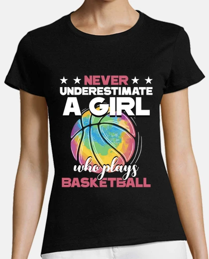 T-shirt never underestimate a girl who plays