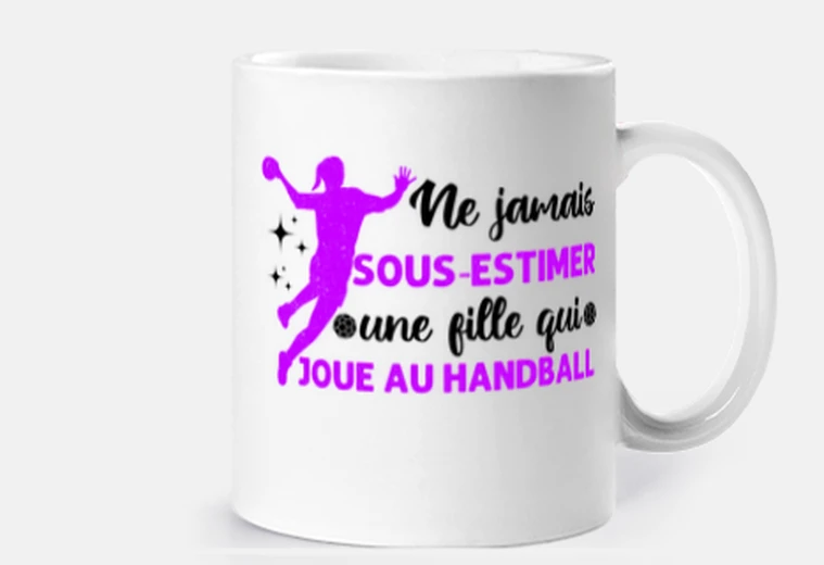 Cup never underestimate a handball player