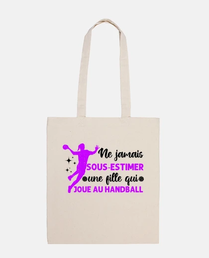 Bag never underestimate a handball player