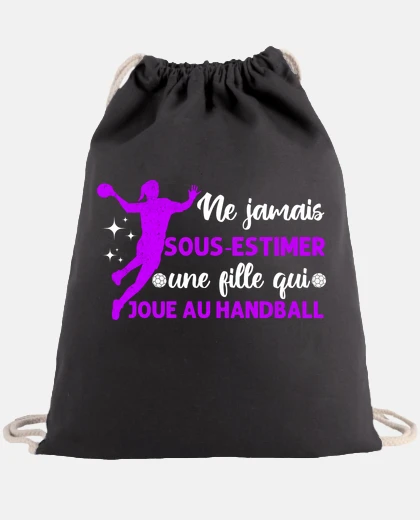 Bag never underestimate a handball player