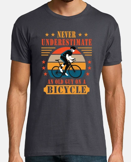 T-shirt Never Underestimate an Old Guy on a Bic