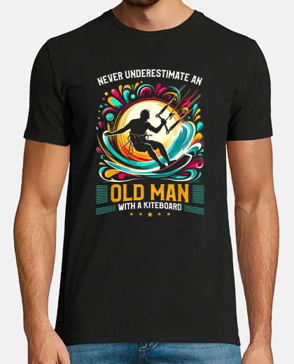 Tee-shirt Never Underestimate An Old Man With A K