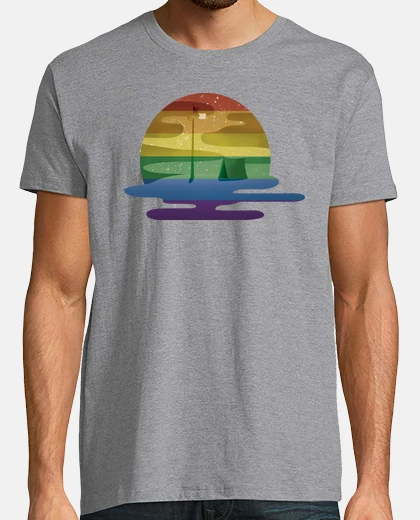 T-shirt new age - giorno dell&#39;orgoglio alba