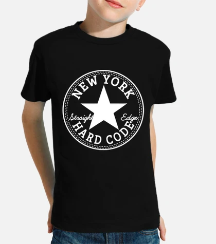 New york hard core code nyhc straight kids t-shirt | tostadora