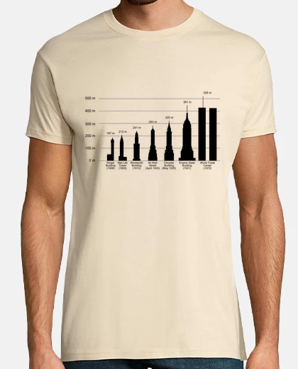 Camiseta New York Skyscrapers years 90s