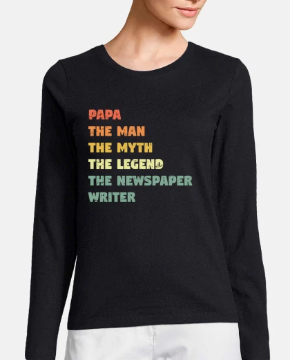 T-shirt newspaper writer funny gift for him